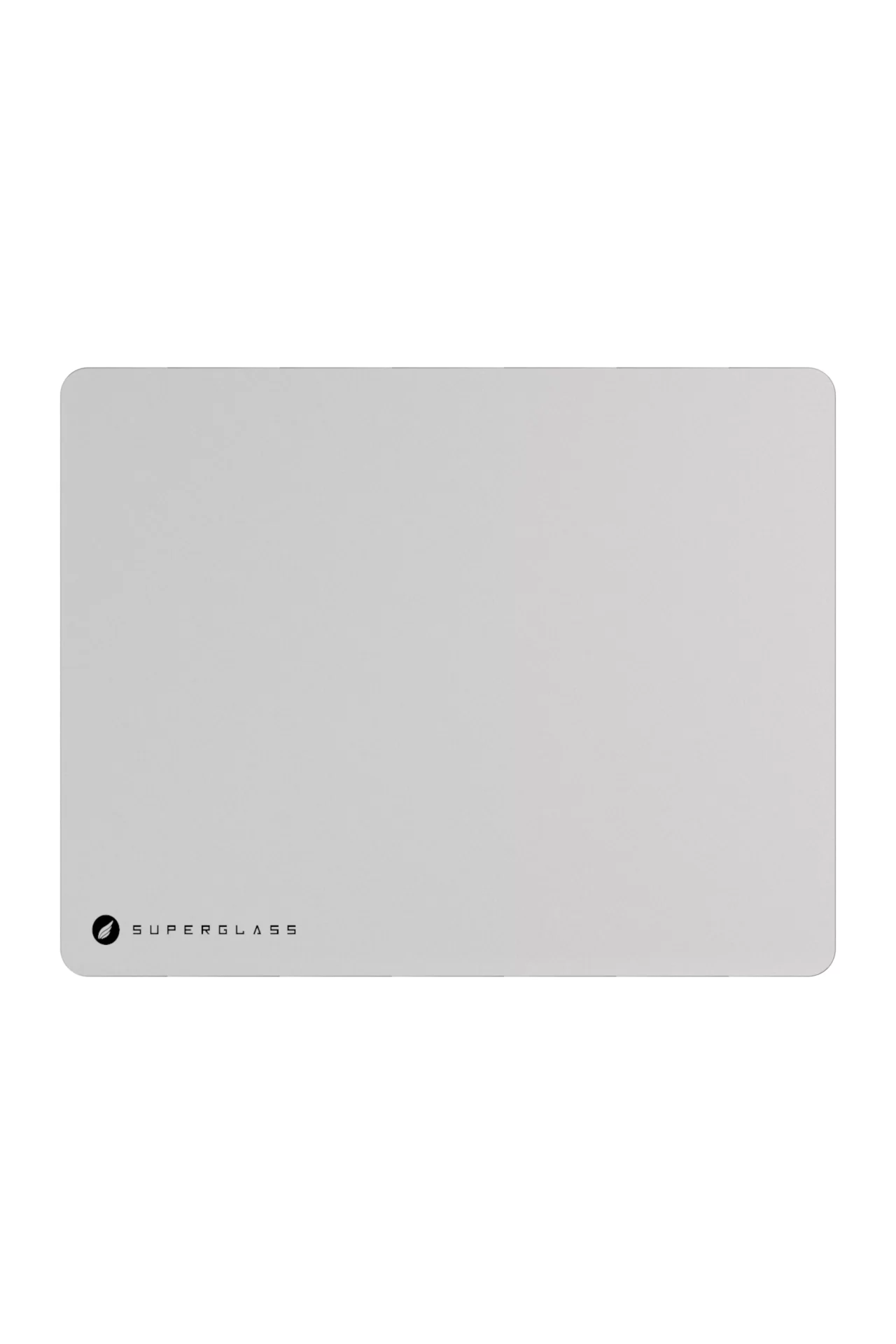 HS20 SuperGlass Kaymaz Taban 5mm Temperli Cam Beyaz Mousepad