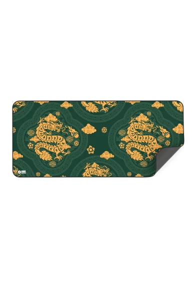Hawk Green Dragon 90x40 Mouse Pad
