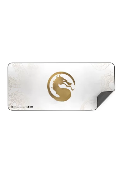 Hawk Mortal Gold Dragon 90x40 Mouse Pad