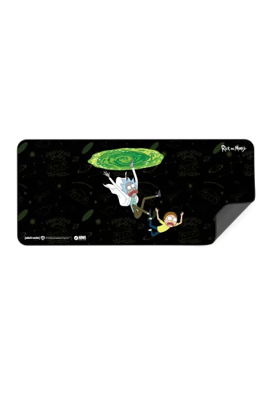 Hawk Rick And Morty Portal 90x40 Mouse Pad