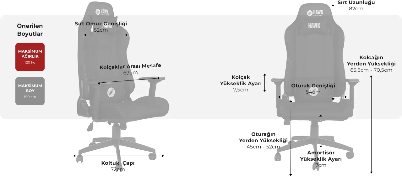 kumaş oyuncu koltuğu, oyuncu koltuğu, oyuncu koltuk, gaming koltuk, hawk chair, deri oyuncu koltuğu, deri kumaş oyuncu koltuğu