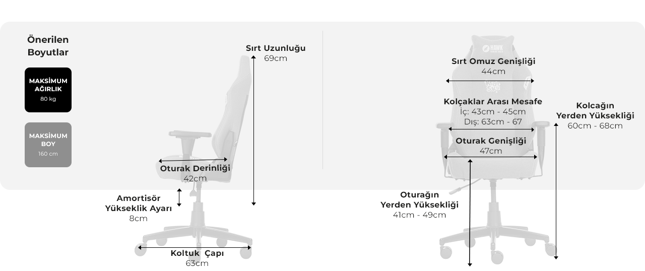 kumaş oyuncu koltuğu, oyuncu koltuğu, oyuncu koltuk, gaming koltuk, hawk chair, deri oyuncu koltuğu, deri kumaş oyuncu koltuğu