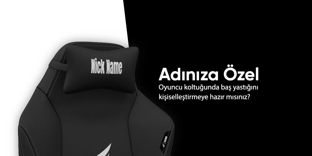 Adınıza Özel Oyuncu Koltuk Yastığı Oluşturma