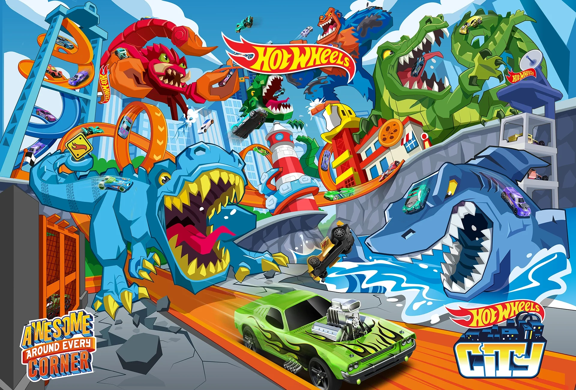 Hot Wheels Kategori Banner Mobil