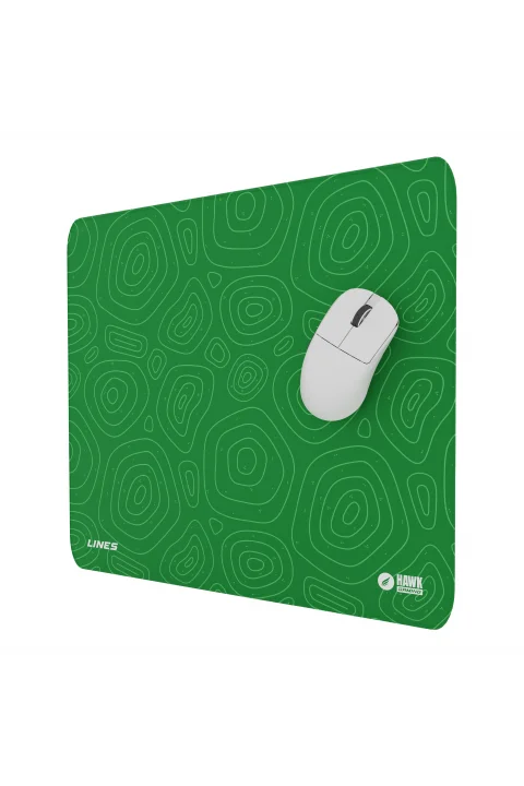 Hawk Green Lines 45x40 2mm Mouse Pad gorsel buton 1