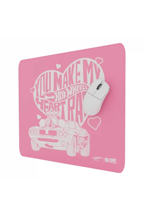 Hawk Hot Wheels Heart Race 45x40 2mm Mouse Pad gorsel buton 1