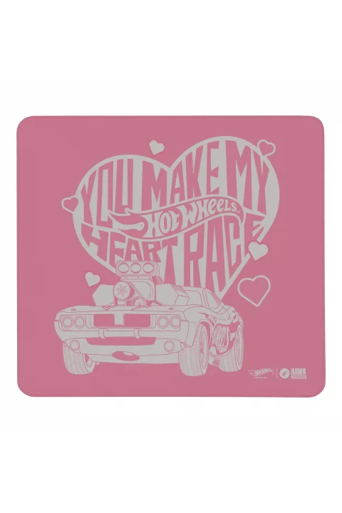 Hawk Hot Wheels Heart Race 45x40 2mm Mouse Pad gorsel buton 3