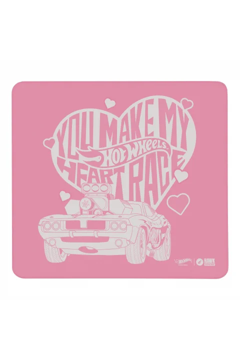 Hawk Hot Wheels Heart Race 45x40 2mm Mouse Pad gorsel buton 3
