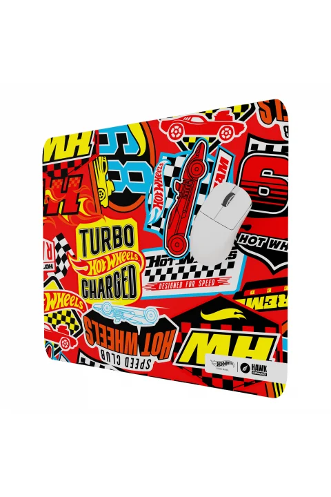 Hawk Hot Wheels Speed Club 45x40 2mm Mouse Pad gorsel buton 1