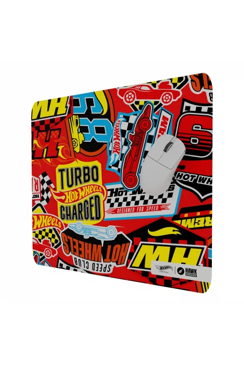 Hawk Hot Wheels Speed Club 45x40 2mm Mouse Pad gorsel buton 1