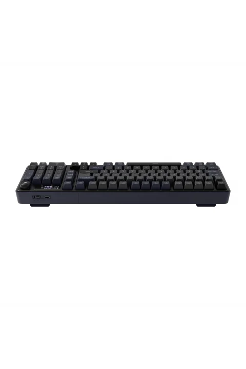 HK258 Membrane LCD RGB Kablosuz/Bluetooth Gri Mor Full Türkçe Gaming Oyuncu Klavye gorsel buton 7