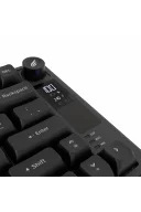 HK255 Membrane LCD RGB Kablosuz/Bluetooth Siyah %75 Türkçe Gaming Oyuncu Klavye