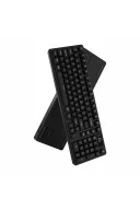 HK258 Membrane LCD RGB Kablosuz/Bluetooth Siyah Full Türkçe Gaming Oyuncu Klavye
