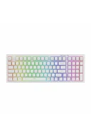 HK210 Membrane Rainbow Type C Kablolu Beyaz Full Türkçe Gaming Oyuncu Klavye