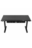 ION S Çift Motorlu Yükseklik Ayarlı 160x70 Siyah Renk Çalışma ve Oyuncu Masası