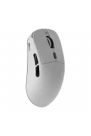 HM420 4K Hz 26000 DPI Tri-Mode Kablosuz/Bluetooth Şarj Standlı Beyaz Gaming Oyuncu Mouse