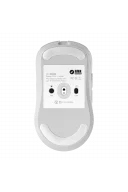 HM220 1K Hz 12000 DPI Tri-Mode Kablosuz/Bluetooth Beyaz Gaming Oyuncu Mouse