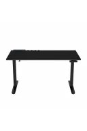 ION S Çift Motorlu Yükseklik Ayarlı RGB 140x70 Siyah Renk Çalışma ve Oyuncu Masası