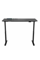 ION X Çift Motorlu Yükseklik Ayarlı RGB 160x80 Siyah Renk Çalışma ve Oyuncu Masası