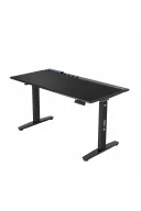 ION S Çift Motorlu Yükseklik Ayarlı RGB 140x70 Siyah Renk Çalışma ve Oyuncu Masası