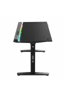 ION S Çift Motorlu Yükseklik Ayarlı RGB 140x70 Siyah Renk Çalışma ve Oyuncu Masası