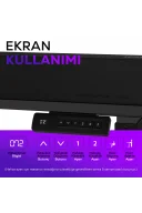 ION S Çift Motorlu Yükseklik Ayarlı RGB 140x70 Siyah Renk Çalışma ve Oyuncu Masası