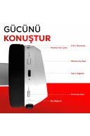 HS420 7.1 Surround Tri-Mode Kablosuz/Bluetooth Beyaz Oyuncu Kulaklığı