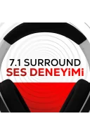 HS420 7.1 Surround Tri-Mode Kablosuz/Bluetooth Beyaz Oyuncu Kulaklığı