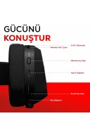 HS420 7.1 Surround Tri-Mode Kablosuz/Bluetooth Siyah Oyuncu Kulaklığı