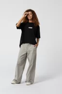 Across The World Oversize Siyah T-Shirt
