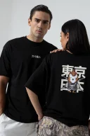 East Oversize Siyah T-Shirt