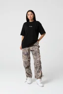 East Oversize Siyah T-Shirt