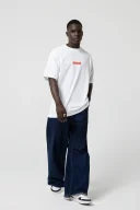 Fish Oversize Beyaz T-Shirt