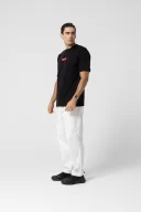 Fish Oversize Siyah T-Shirt