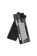 HK220 Membrane RGB Kablosuz/Bluetooth Siyah Beyaz TKL Türkçe Gaming Klavye