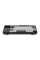HK220 Membrane RGB Kablosuz/Bluetooth Siyah Beyaz TKL Türkçe Gaming Klavye