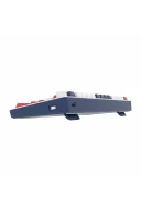 HK255 Membrane LCD RGB Kablosuz/Bluetooth Mavi Kırmızı %75 Türkçe Gaming Oyuncu Klavye