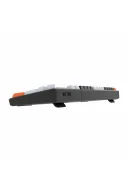 HK258 Membrane LCD RGB Kablosuz/Bluetooth Siyah Turuncu Full Türkçe Gaming Oyuncu Oyuncu Klavye