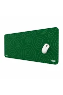 Hawk Green Lines 90x40 Mouse Pad