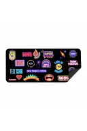 Hawk Stickers 90x40 Mouse Pad