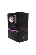 HC310 600W RGB Mesh Micro ATX Mini Tower Siyah Gaming Oyuncu Kasa
