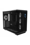 HC710 1200W 80+ Gold ARGB Akvaryum ATX Mid Tower Siyah Gaming Oyuncu Kasa