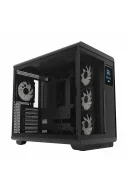HC710 850W 80+ Bronze ARGB Akvaryum ATX Mid Tower Siyah Gaming Kasa