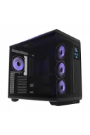 HC710 850W 80+ Bronze ARGB Akvaryum ATX Mid Tower Siyah Gaming Oyuncu Kasa
