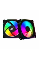 HF120 Slientforce 120mm ARGB Üçlü Siyah Kasa Fanı