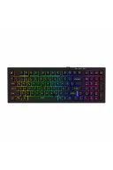 HK210 Membrane Rainbow Type C Kablolu Siyah Full Türkçe Gaming Oyuncu Klavye
