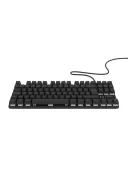 HK410 Mekanik Mavi Switch 19 Mod RGB Kablolu Siyah TKL Türkçe Gaming Klavye