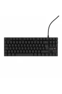 HK410 Mekanik Mavi Switch 19 Mod RGB Kablolu Siyah TKL Türkçe Gaming Klavye