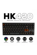 HK420 Mekanik Switch RGB Tri-Mode Kablosuz/Bluetooth TKL Gaming Klavye