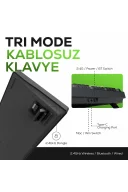 HK510 Mekanik Prelubed Switch RGB Tri-Mode Kablosuz/Bluetooth Full Türkçe Gaming Klavye